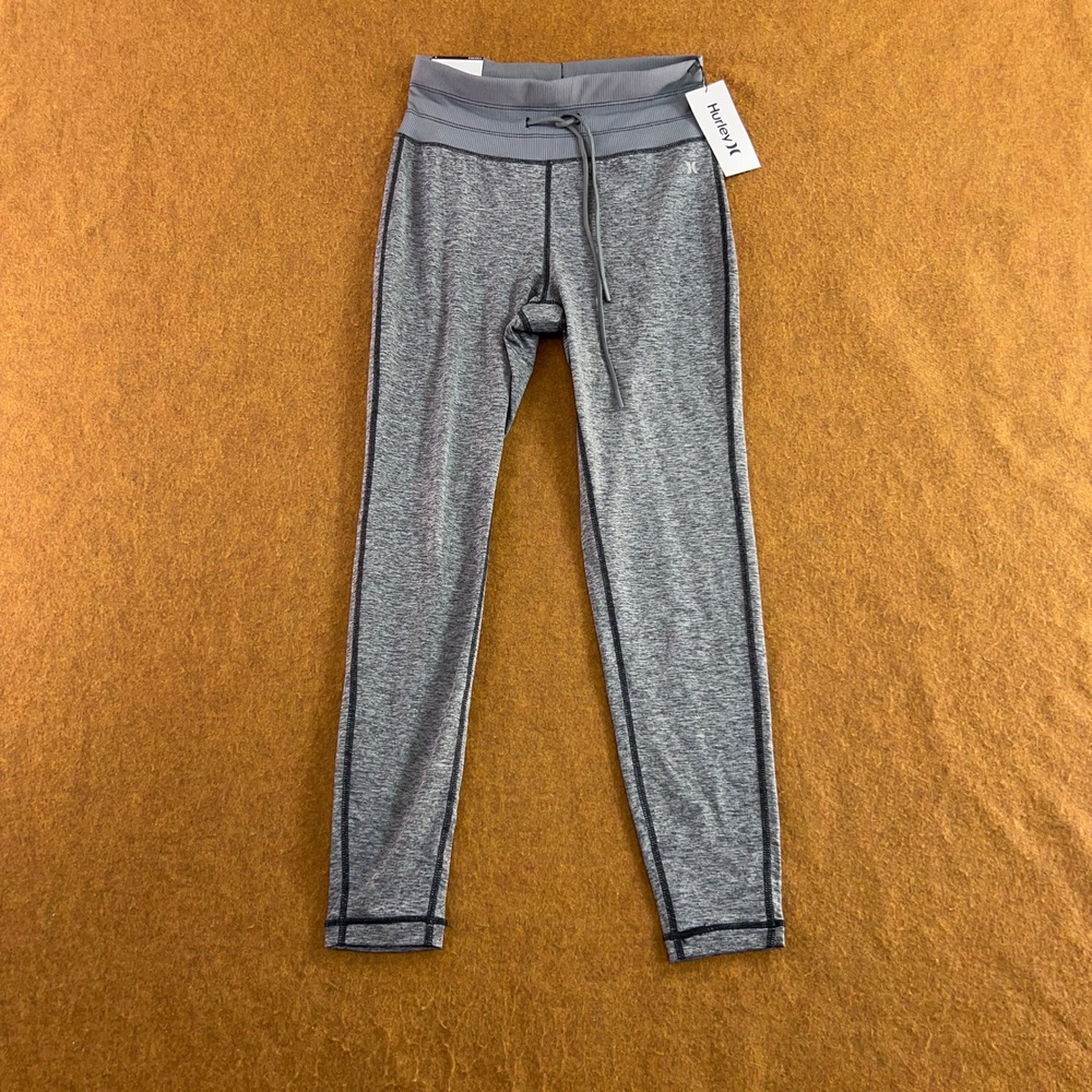 Hurley Womens Small Grey Relaxed Jogger Legging Athletic Pants NWT